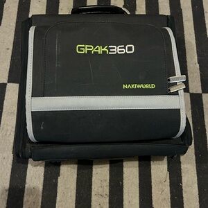 Black and Gray Gpak360 Xbox 360 travel case Nakiworld Bag